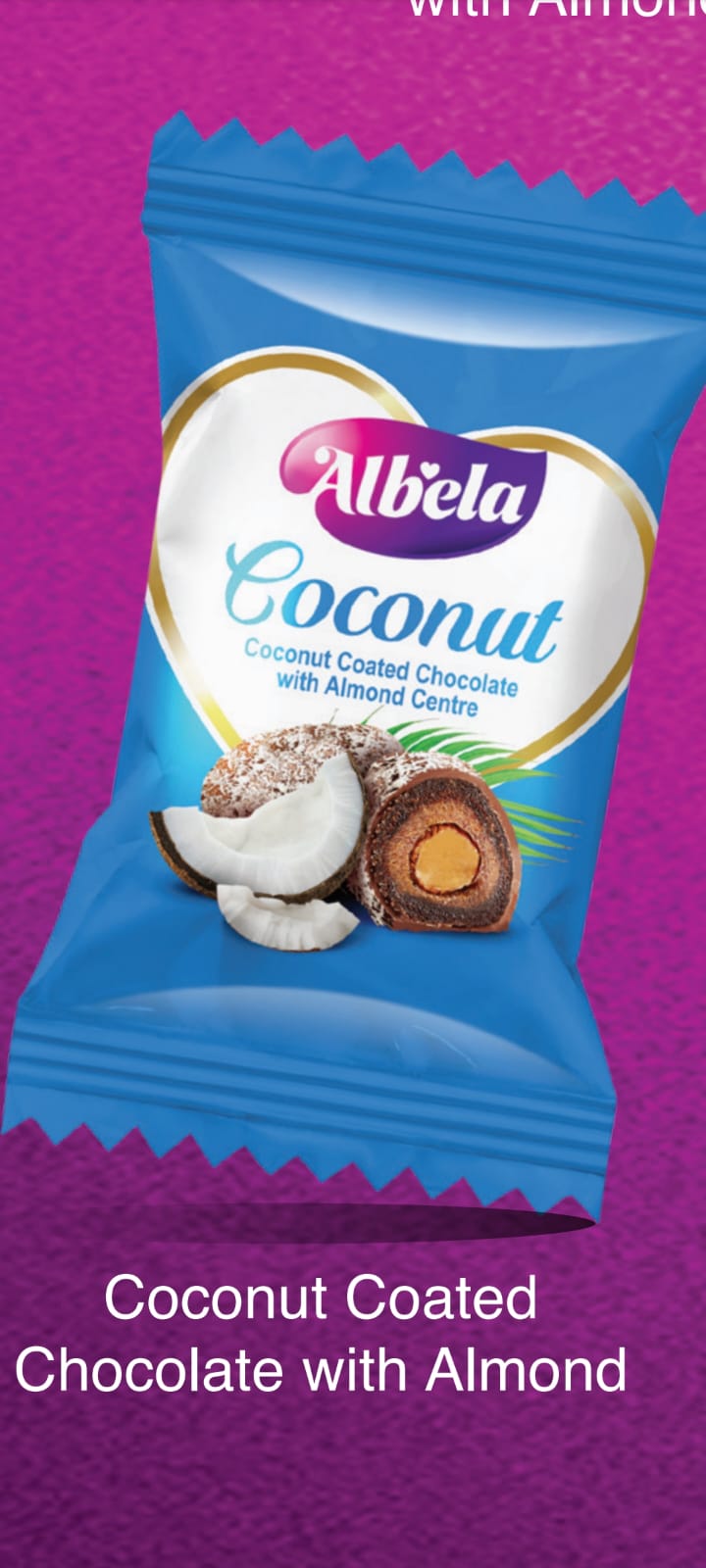 Premium Coconut chocolate dates with almond